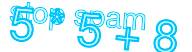 5-mul-5-add-8