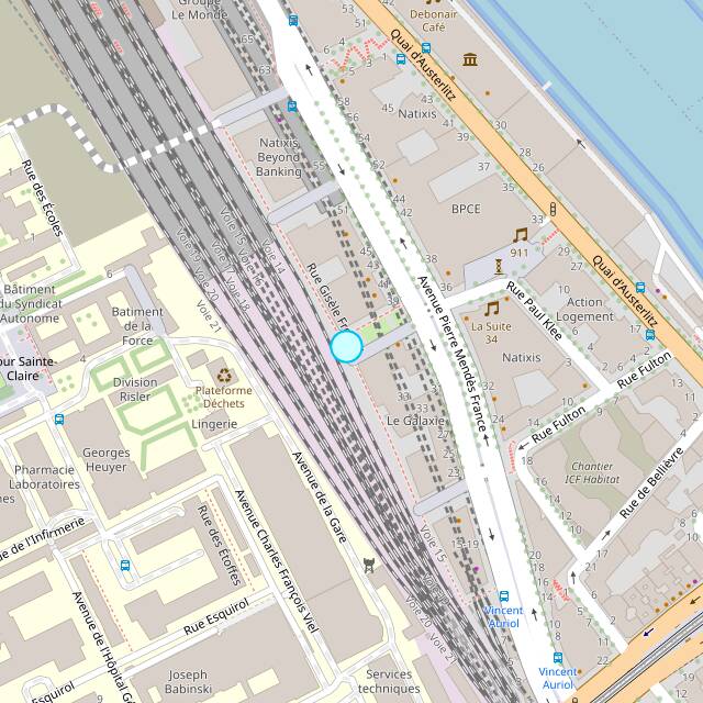 Carte d'accès du jardin Vivian Maier